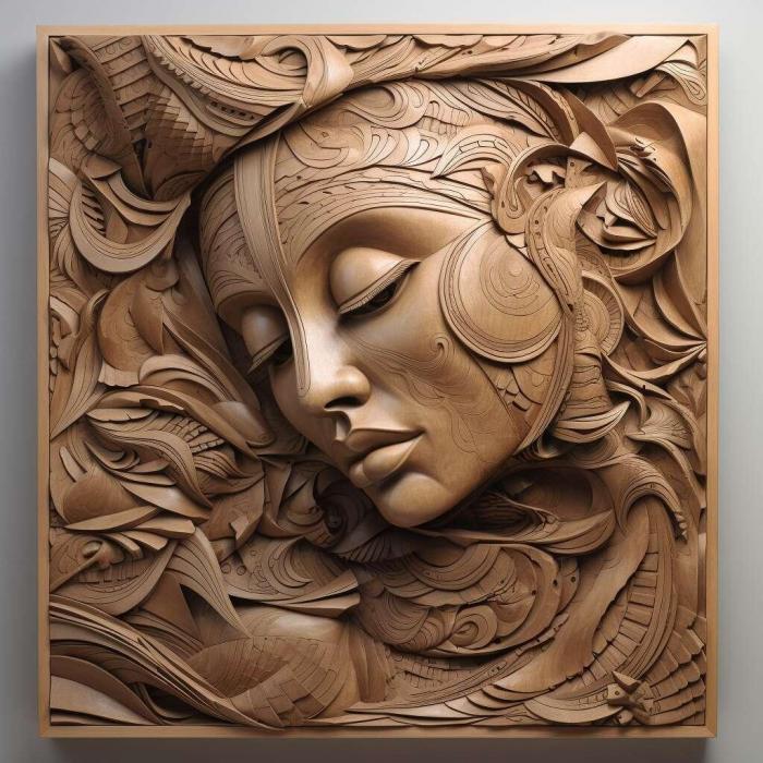 نموذج ثلاثي الأبعاد لآلة CNC 3D Art 